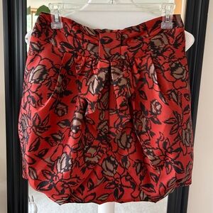 ANTHROPOLOGIE EVA FRANCO Pleated Mini Skirt Size